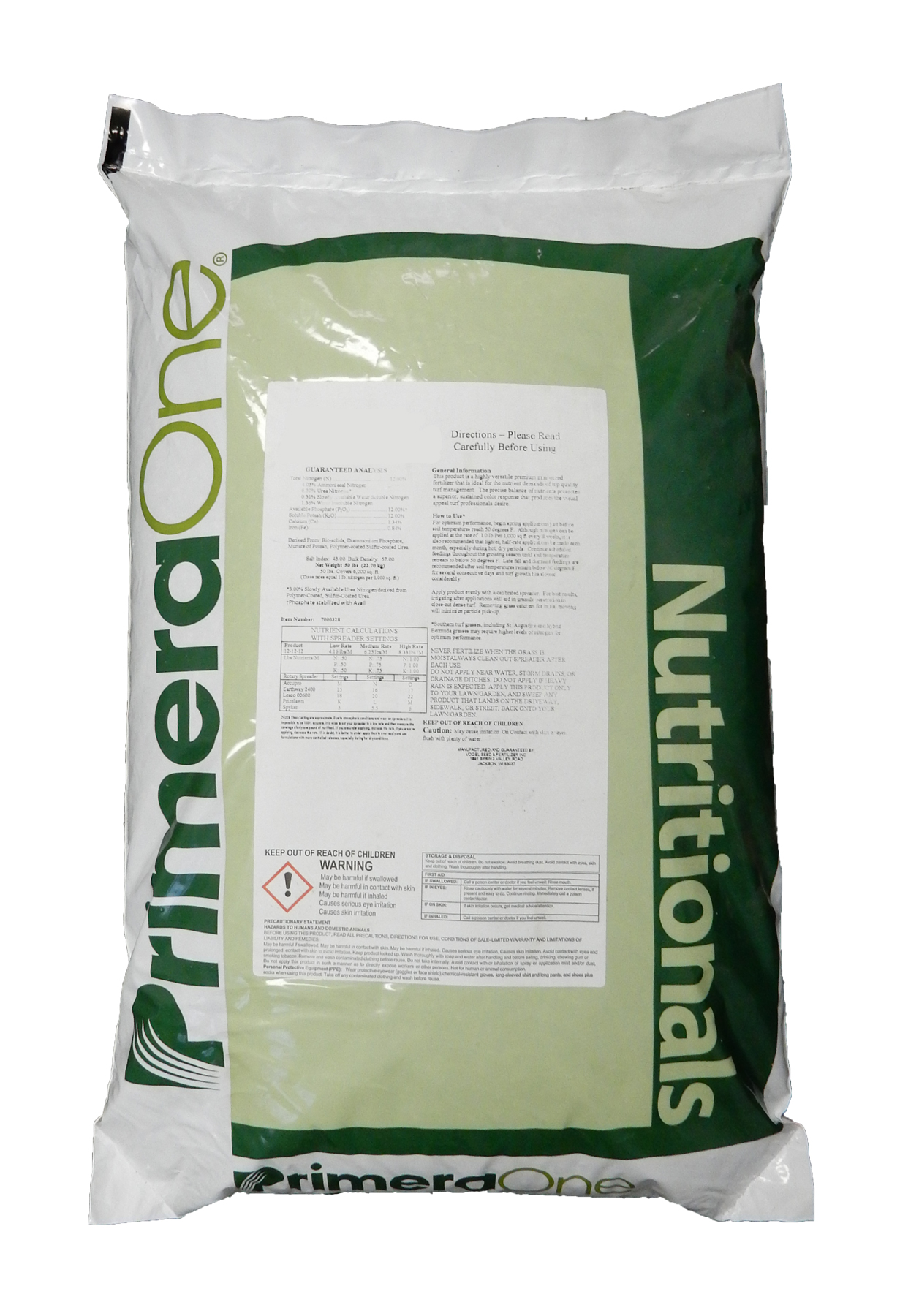 PrimeraOne 20-10-20 Greenhouse 25 lb Bag - 80 per pallet - Water Soluble Fertilizer